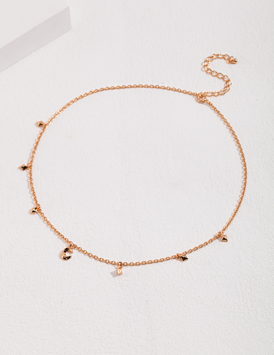 Stars Layered Necklace | 18K Gold Vermeil Adjustable Stacking Necklace with Mini Stars and Moon