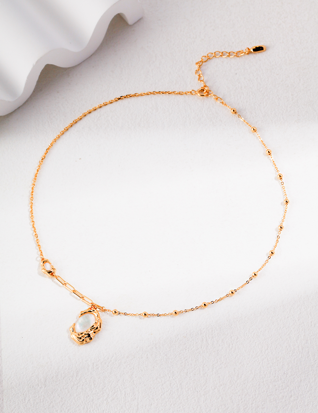 18K Lava Gold Necklace - Jewelry Voutique