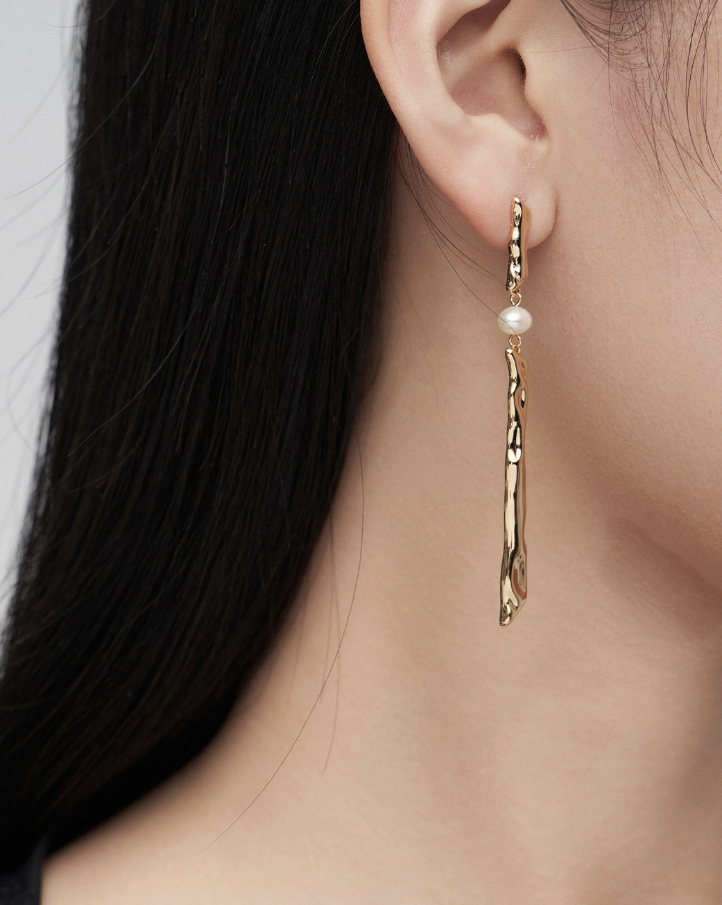 Drop Gold Earrings