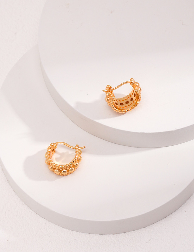 Palace Mini Hoop Earrings | 18K Gold Vermeil Mini Hoop Earrings