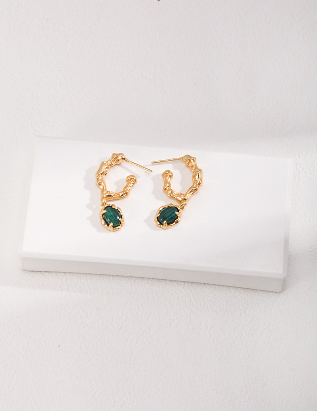 Lucky Gem Earrings - Radiate Luck and Luxury