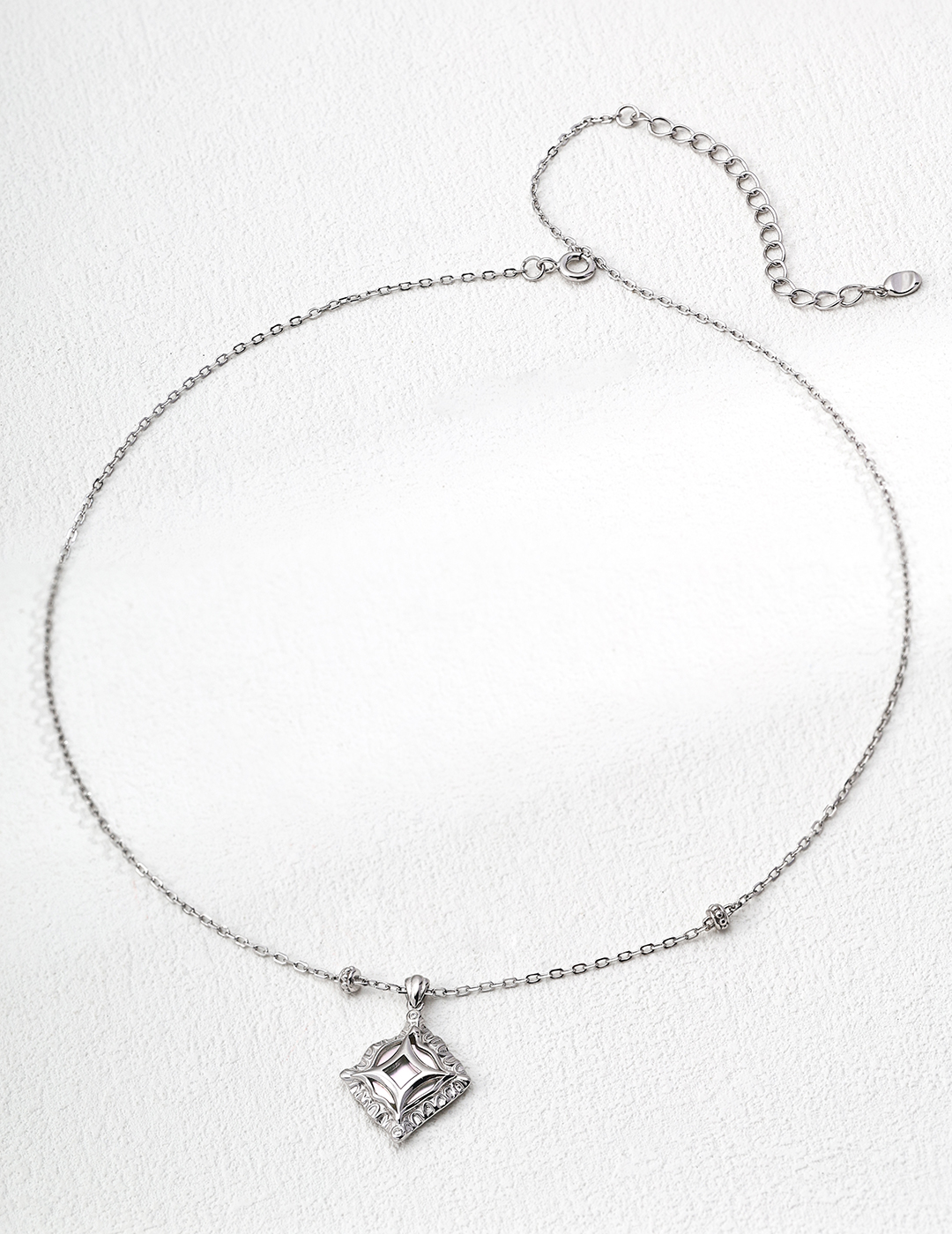 Lumière Luxe Silver Necklace