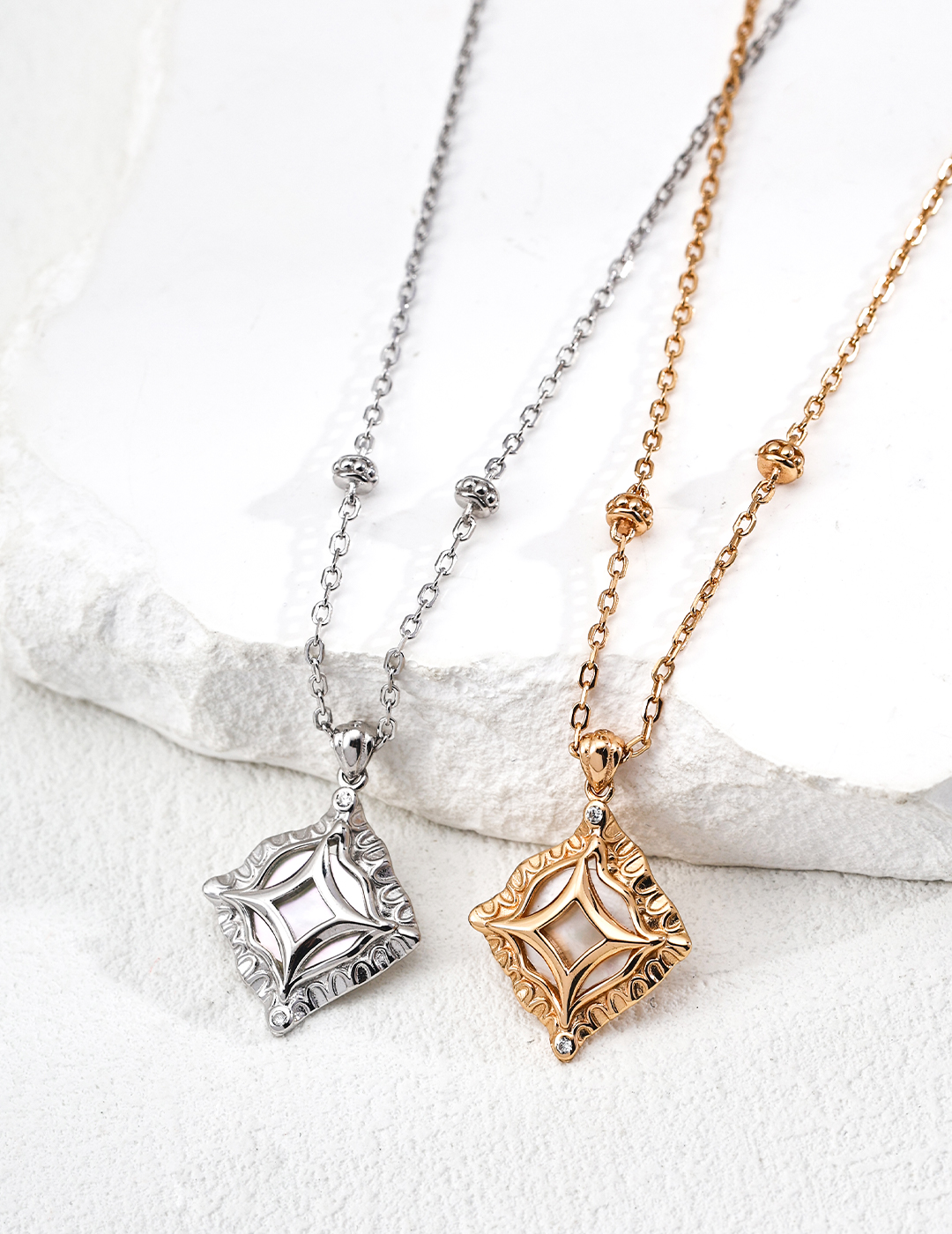 Lumière Luxe Silver Necklace